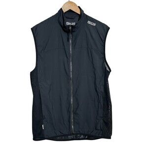 Chrome Industries DKlein Windbreaker Vest Mens L Black Mesh Back Dustin Klein